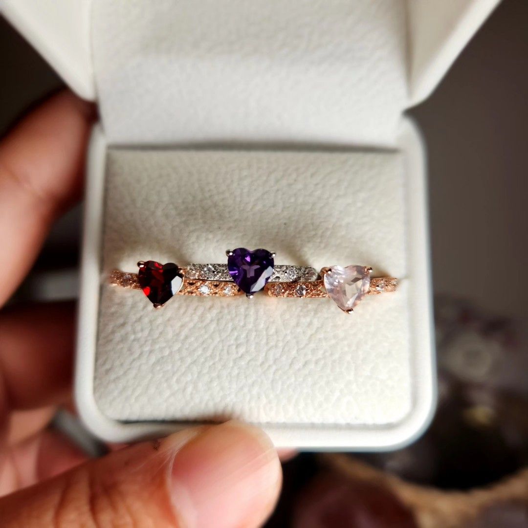 Garnet rose hotsell ring