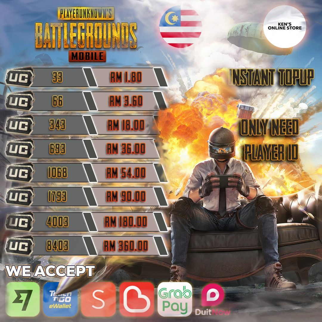 Pubg mobile uc shop new arrivals