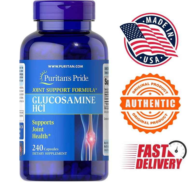 Puritan's Pride Glucosamine HCI 680 Mg Capsules for Adults White
