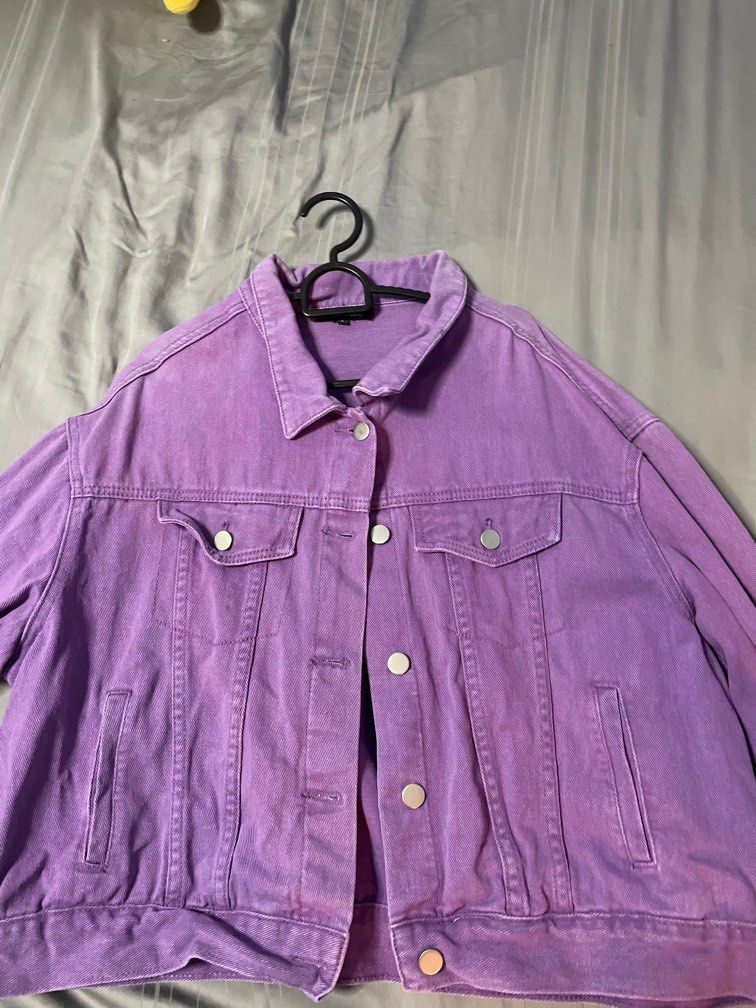 purple Denim Jacket
