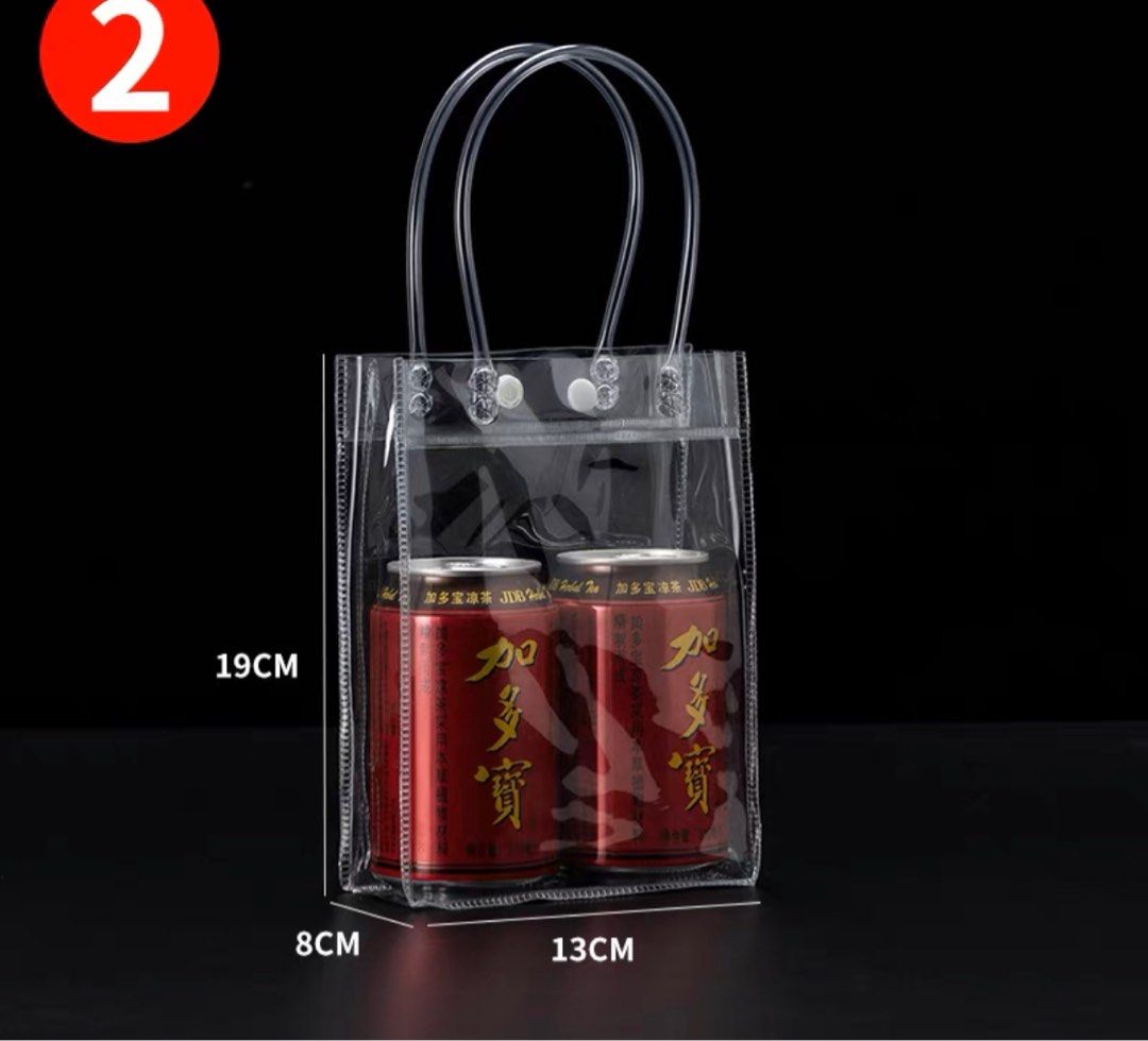 Pvc discount transparent bag