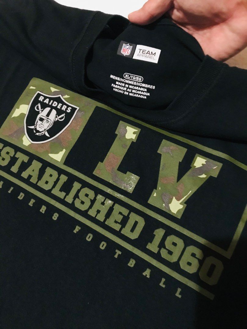 Raiders nfl team apparel brand shirt