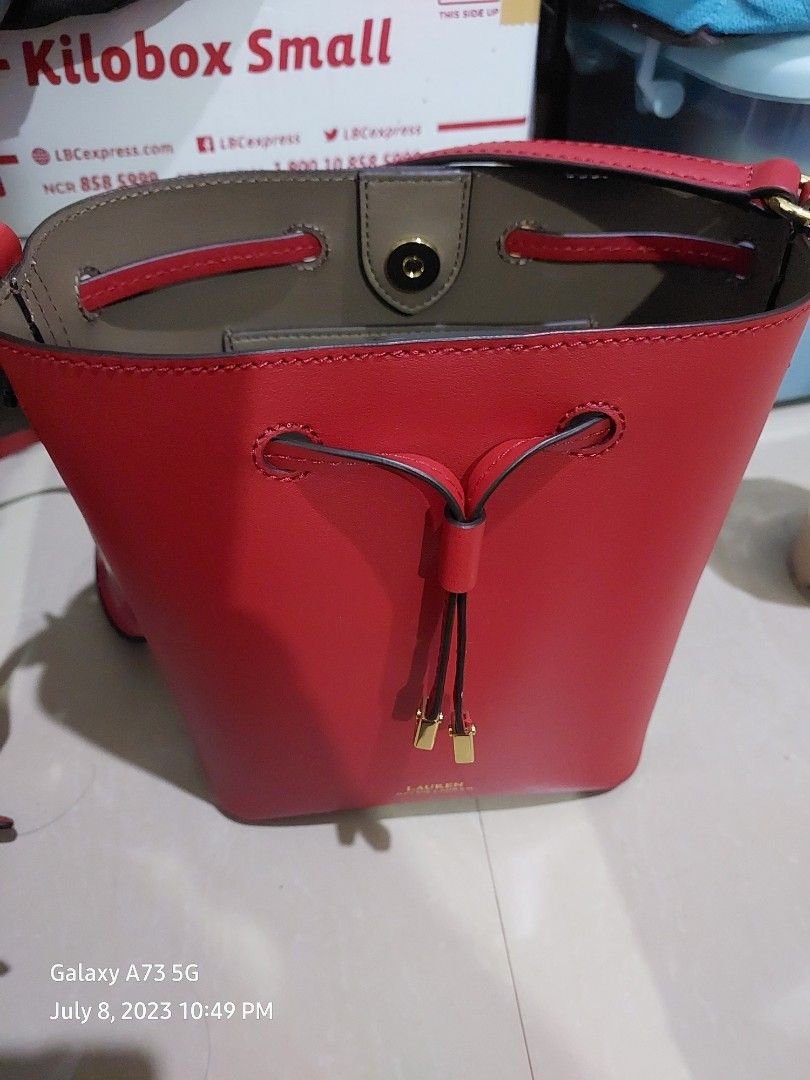 Ralph lauren debby ii drawstring 2025 bag
