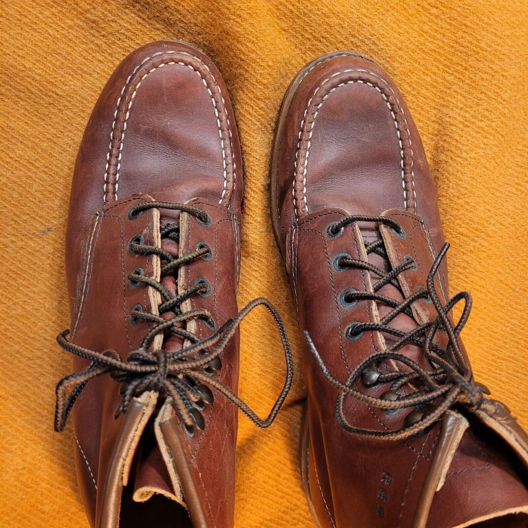 Red wing discount moc toe oxblood