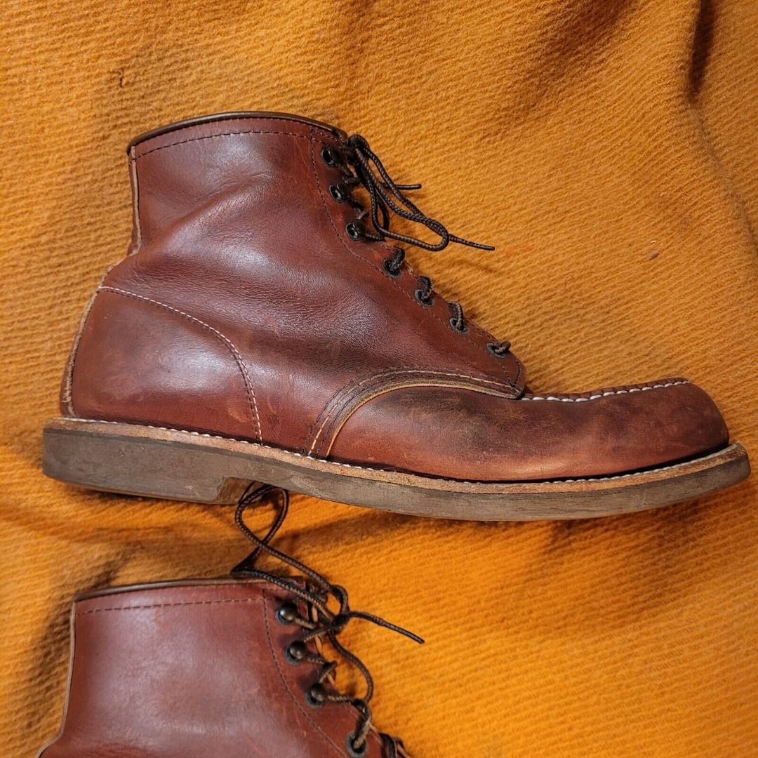 Red wing moc toe oxblood top