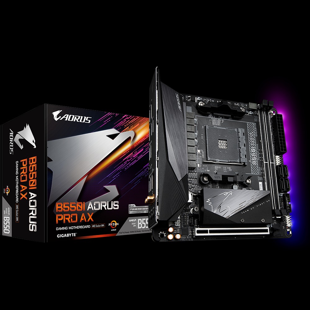 Ryzen 7 5700X3D + B550I AORUS PRO AX セット Gigabyte B550I Aorus