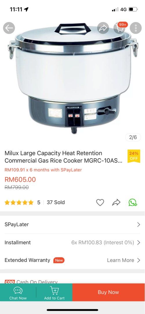 Rice cooker 10L, TV & Home Appliances, Kitchen Appliances, Cookers on ...