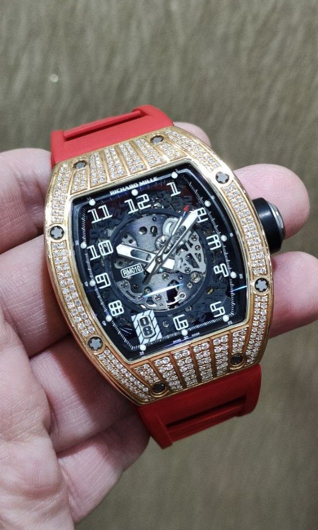 Richard mille rm010 rose gold cheap
