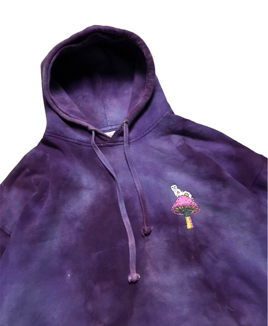Ripndip Psychedelic Nerm Purple Tie Dye Hoodie