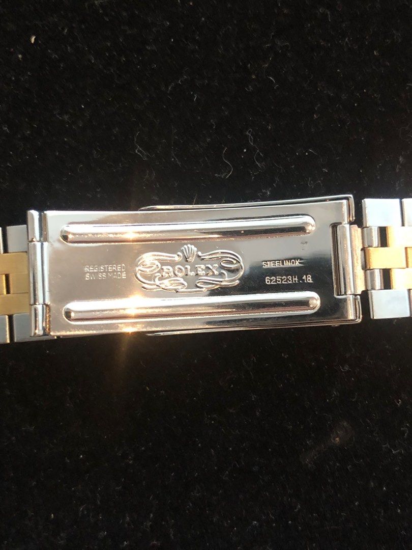 Registered swiss made discount rolex steelinox 62523h18