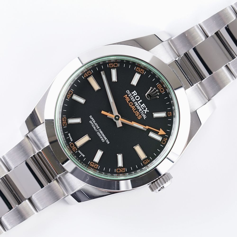 Rolex Milgauss 116400 (Category: Luxury Watches) located in Mandaluyong City. Submitted by 88nac (Listing ID 1242636549, Image 1). Description: 2018 Rolex Milgauss Green Glass Black Dial Full set 9.8/10 Foreign AD Additional photos can be requested PM for inquiries.
