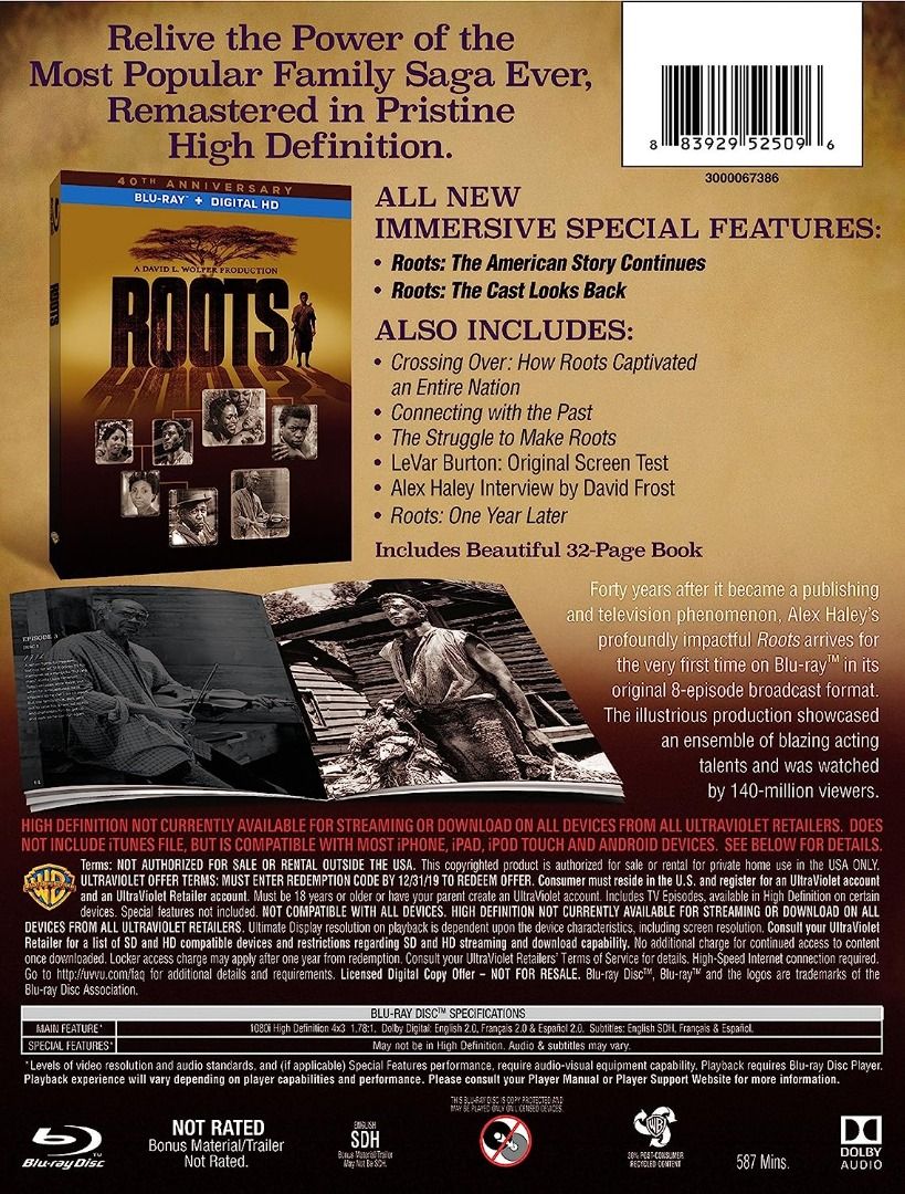 Roots The Complete Original Series [ Blu Ray ], Hobbies & Toys, Music ...