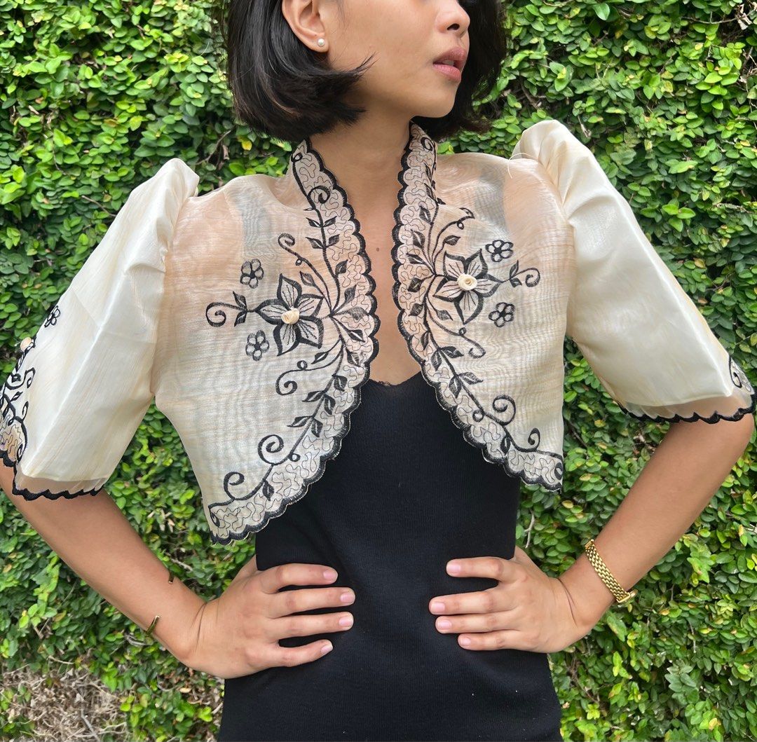 Modern Filipiniana Bolero With Inner CODE:DAISY | Philippines