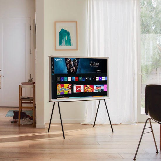 SAMSUNG THE SERIF TV 43LS01B 55LS01B, TV & Home Appliances, TV