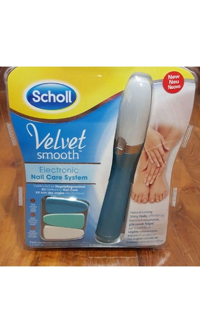 Scholl Velvet Smooth Electronic Nail Care System - PINK | eBay