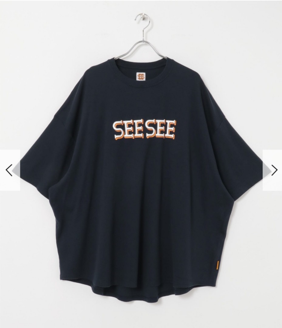 S1 SEE SEE SUPER BIG ROUND SS TEE seesee sfc s.f.c, 男裝, 上身及