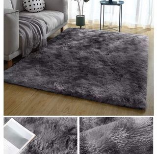 Shaggy Carpet  Gradient Gray 150x180cm  650 pesos