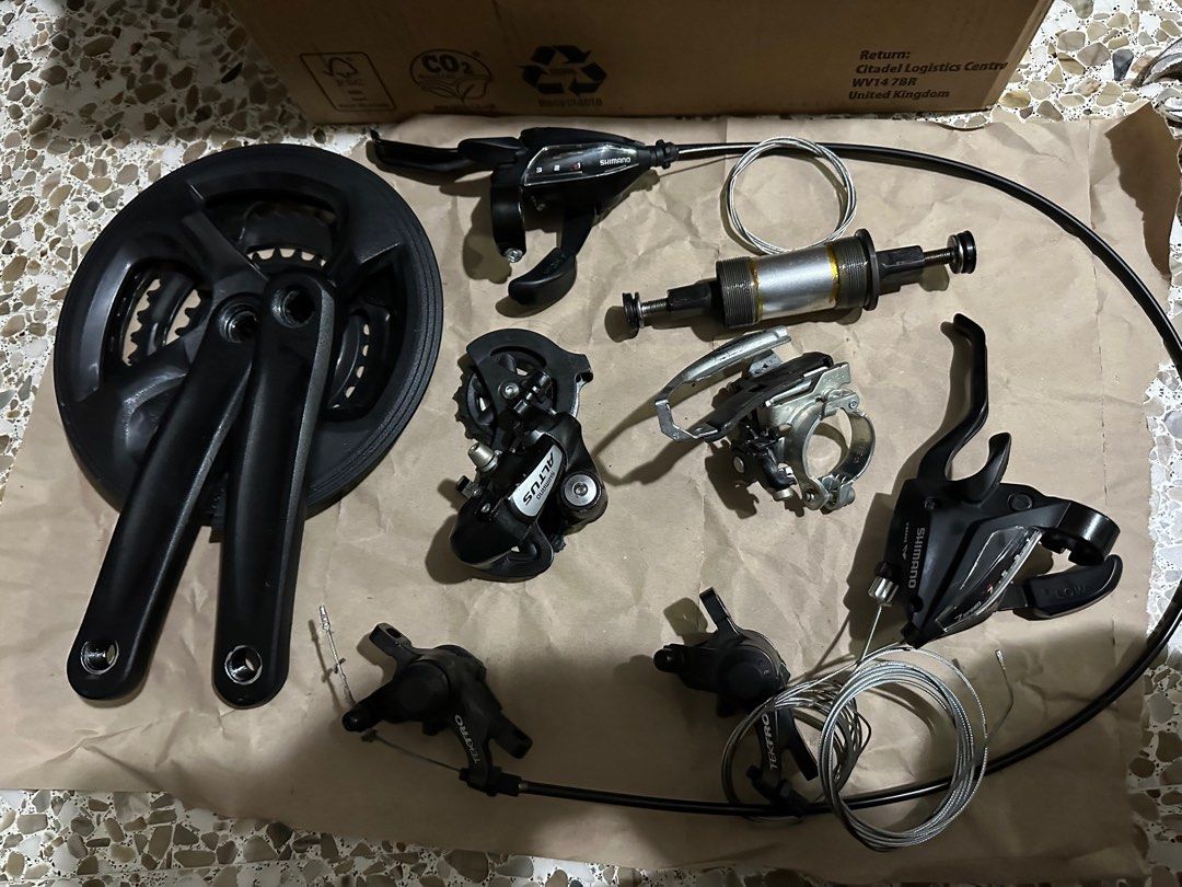 Shimano 3x7 groupset 2025