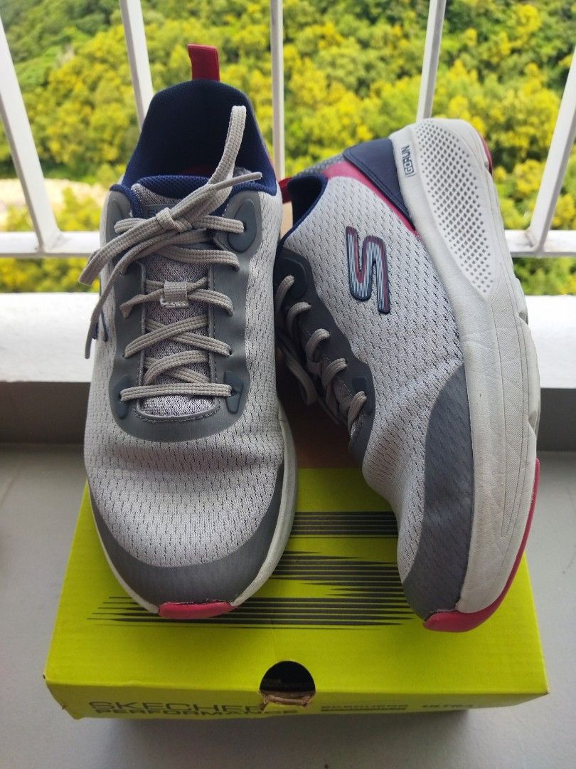 Skechers go run 5 mens silver on sale