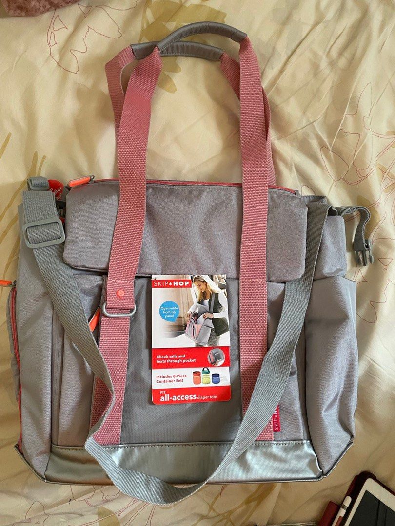 Skip hop fit all access shop diaper tote