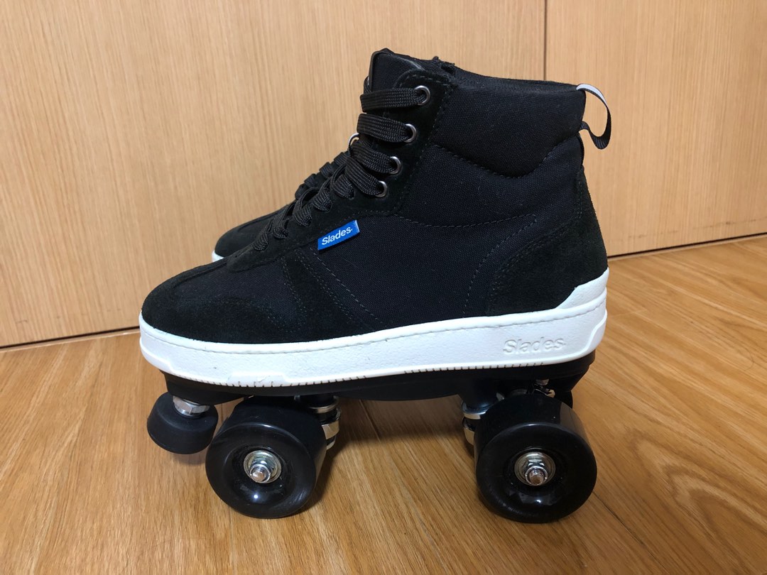 SLADES detachable skate shoes Size24.6cm (BLACK) on Carousell