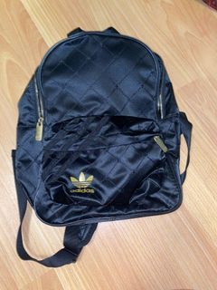 Small Adidas Backpack Black and Gold