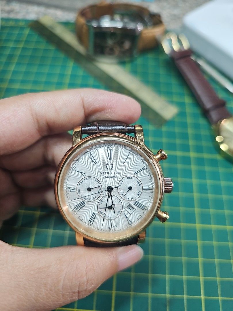 SOLVIL TITUS UNISEX CHRONOGRAPH AUTOMATIC WATCH Men s Fashion
