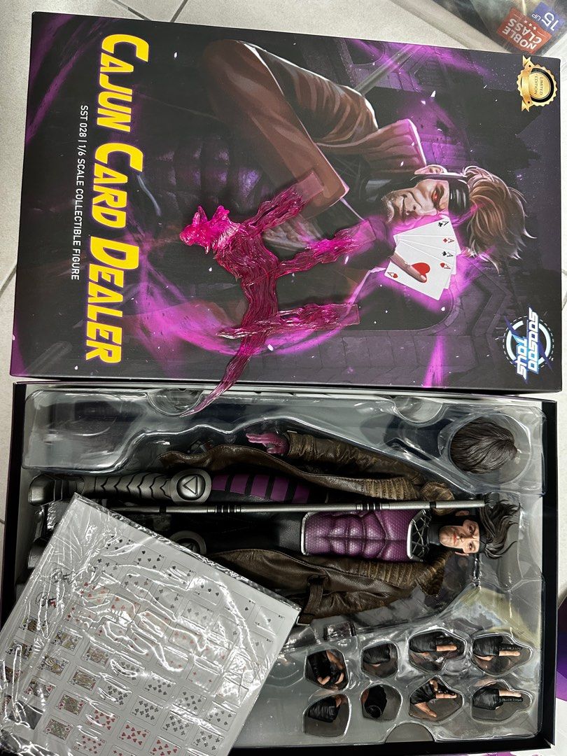 SooSooToys Cajun Card Dealer (aka Gambit) 1/6, Hobbies & Toys, Toys