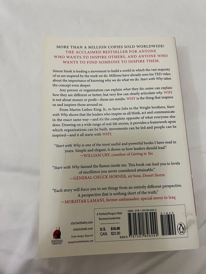 Start With Why By Simon Sinek Hobbies Toys Books Magazines Start With Why By Simon Sinek Hobbies Toys Books Magazines