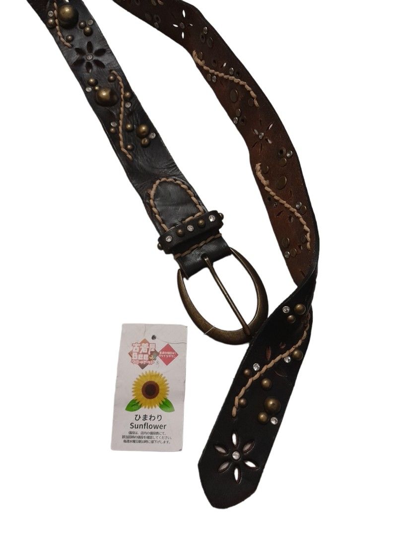Sunflower Men's Leather Belt Black main image 0