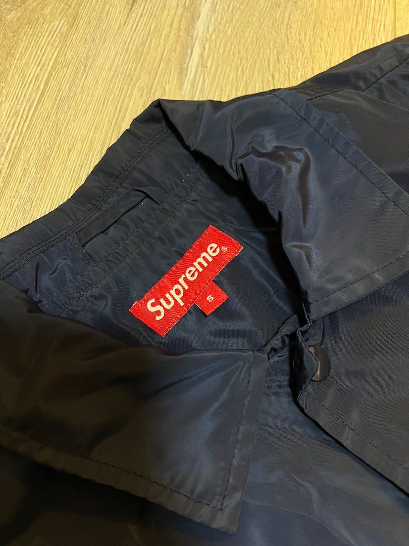 Supreme Spin Coaches Jacket in Navy Blue *RARE, 男裝, 外套及