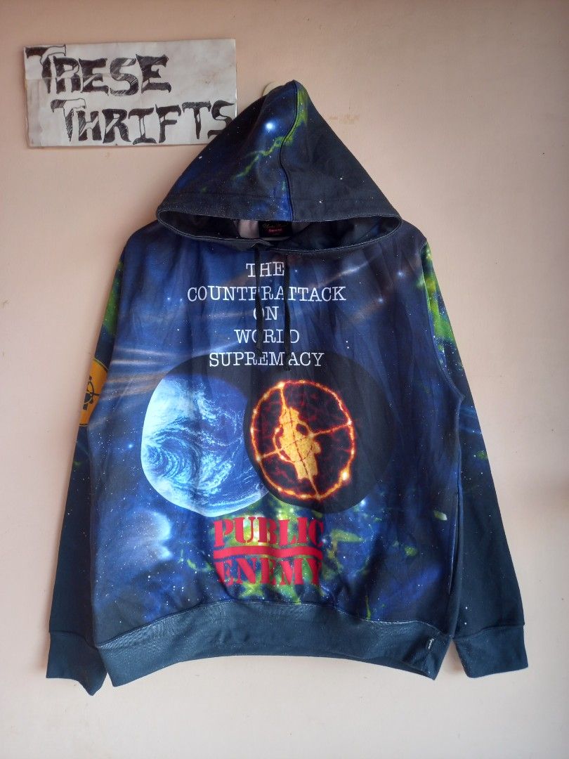 Supreme public enemy hoodie on sale