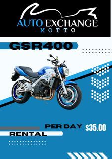 Suzuki GSR400 FOR RENT
