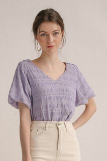 The willow label mona textured top size M