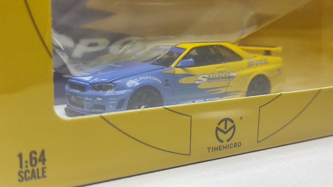 TimeMicro 1/64 日産 NISSAN GT-R R34 シルバー