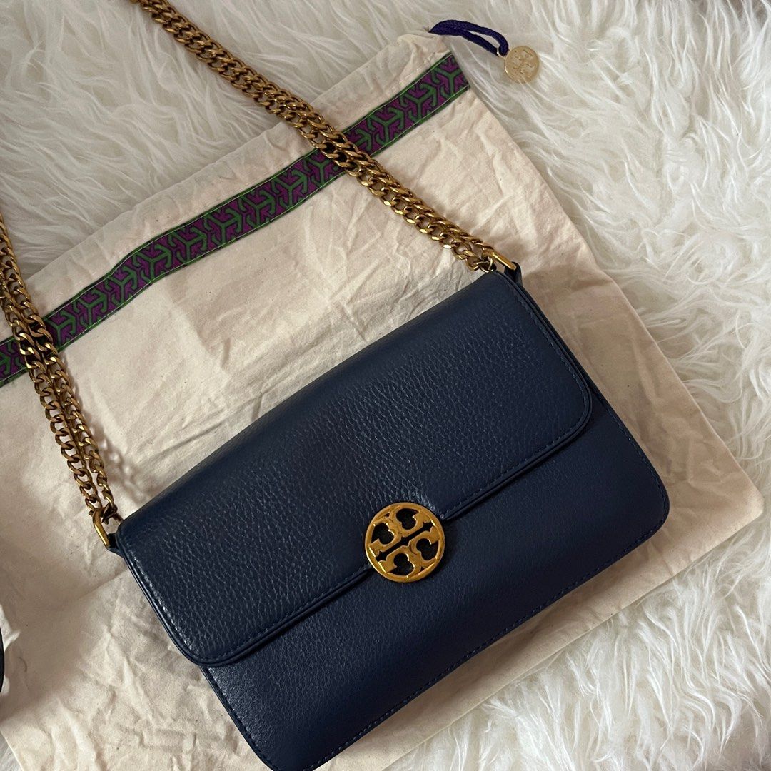 Tory burch chelsea navy top