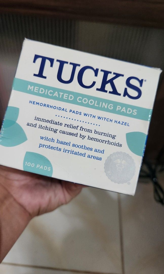 TUCKS Medicated Cooling Pad (Category: Sanitary Hygiene) located in Goa. Submitted by jennmagno29109 (Listing ID 1242594591, Image 1). Description: Hemorrhoidal pads with witch hazel offers immediate relief from burning and itching caused by hemorrhoids.