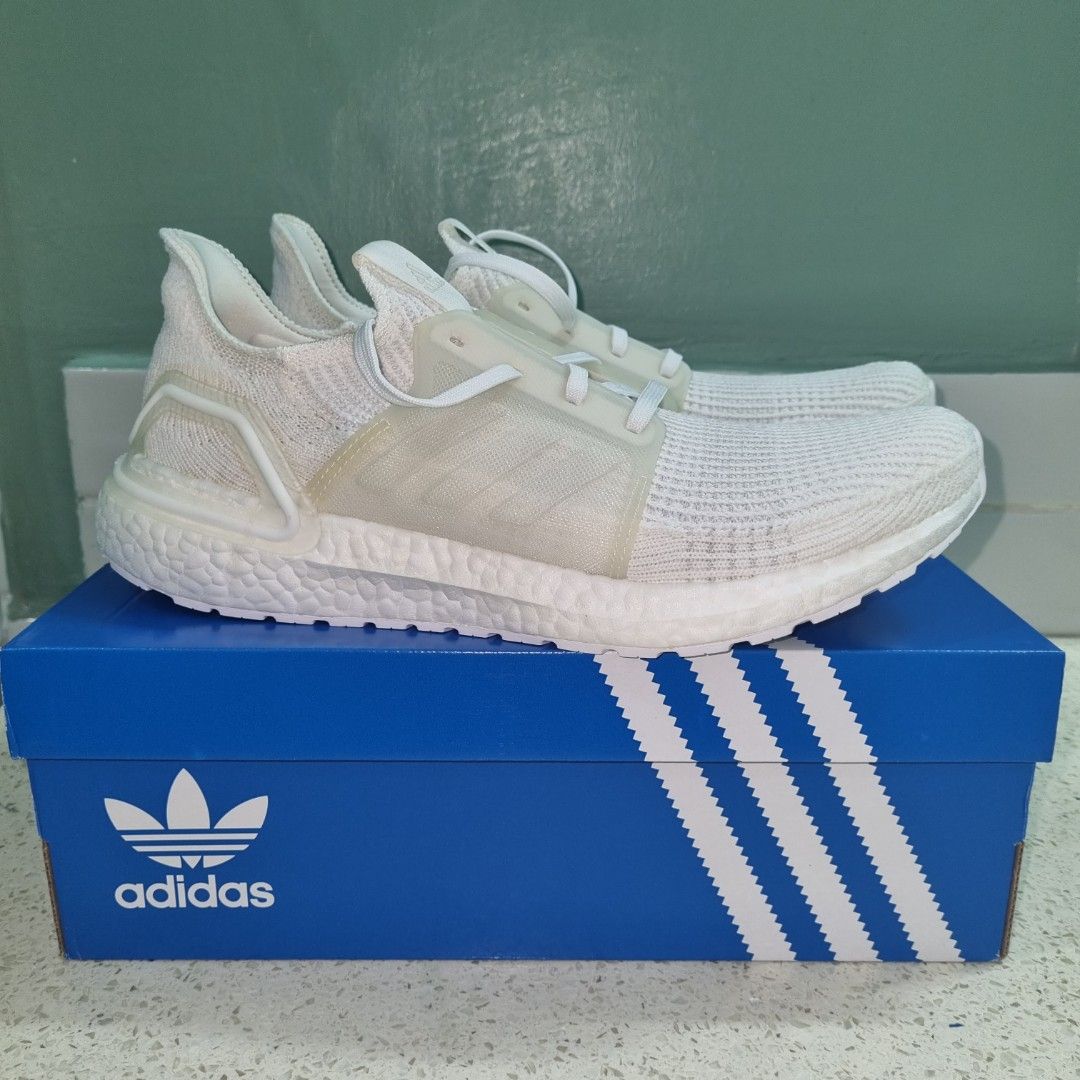 Ultraboost 19 clearance triple white mens