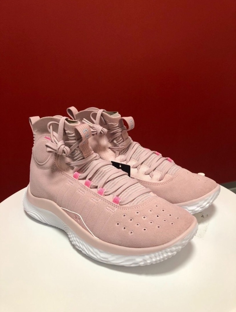 Under Armour Curry 4 FLOTRO 籃球鞋粉色, 男裝, 鞋, 波鞋- Carousell