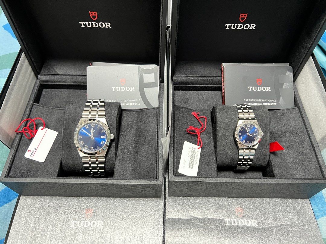 Unworn Tudor couple watches 5 year s international warranty