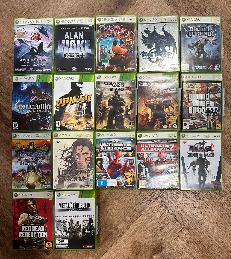 Used XBOX 360 games lot Most games at 10 check post for exact