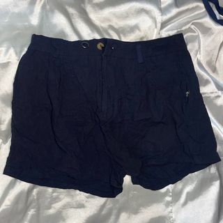 Valley Girl button navy shorts