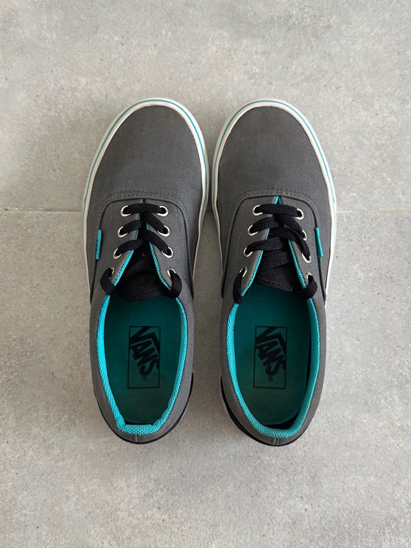 Vans hot sale grey turquoise