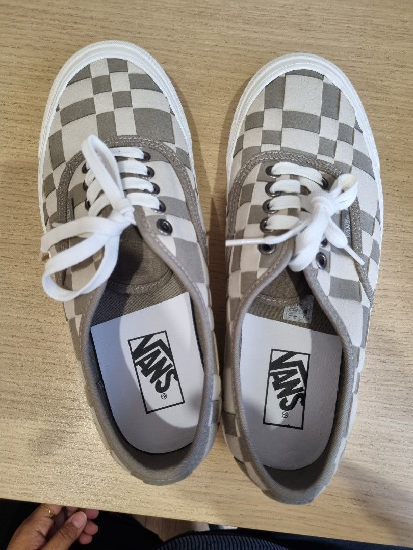 Vans woven check authentic outlet
