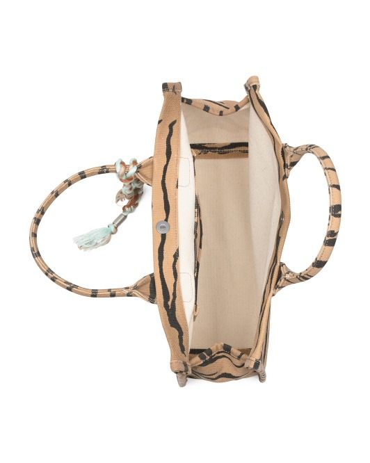 Vince camuto best sale printed canvas tote