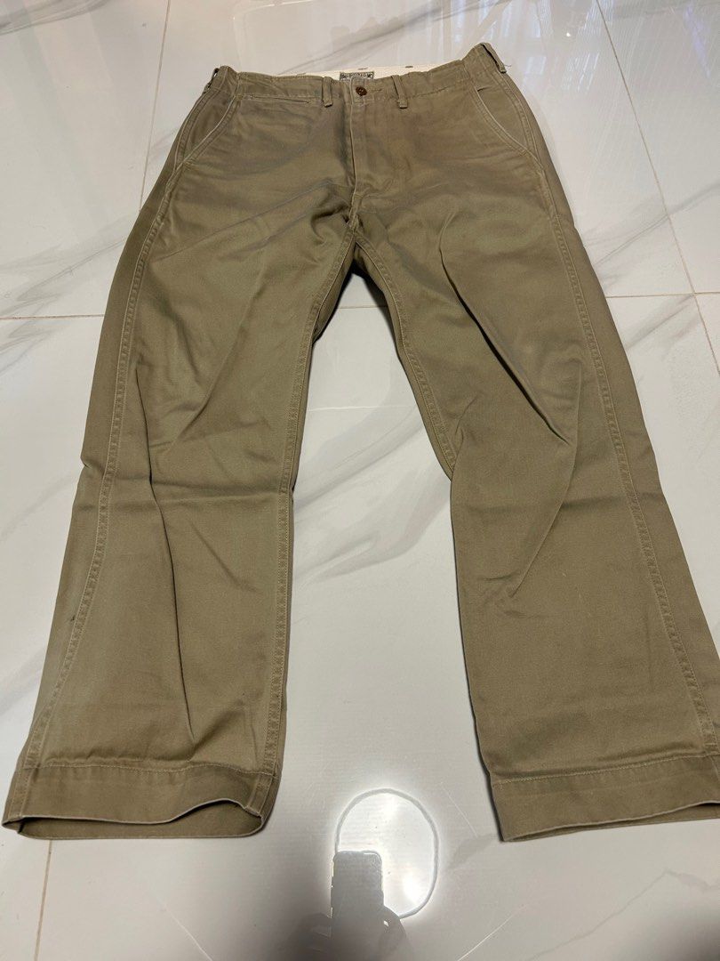 Vintage Buzz Rickson Chino Pants W28, 男裝, 褲＆半截裙, Chino褲