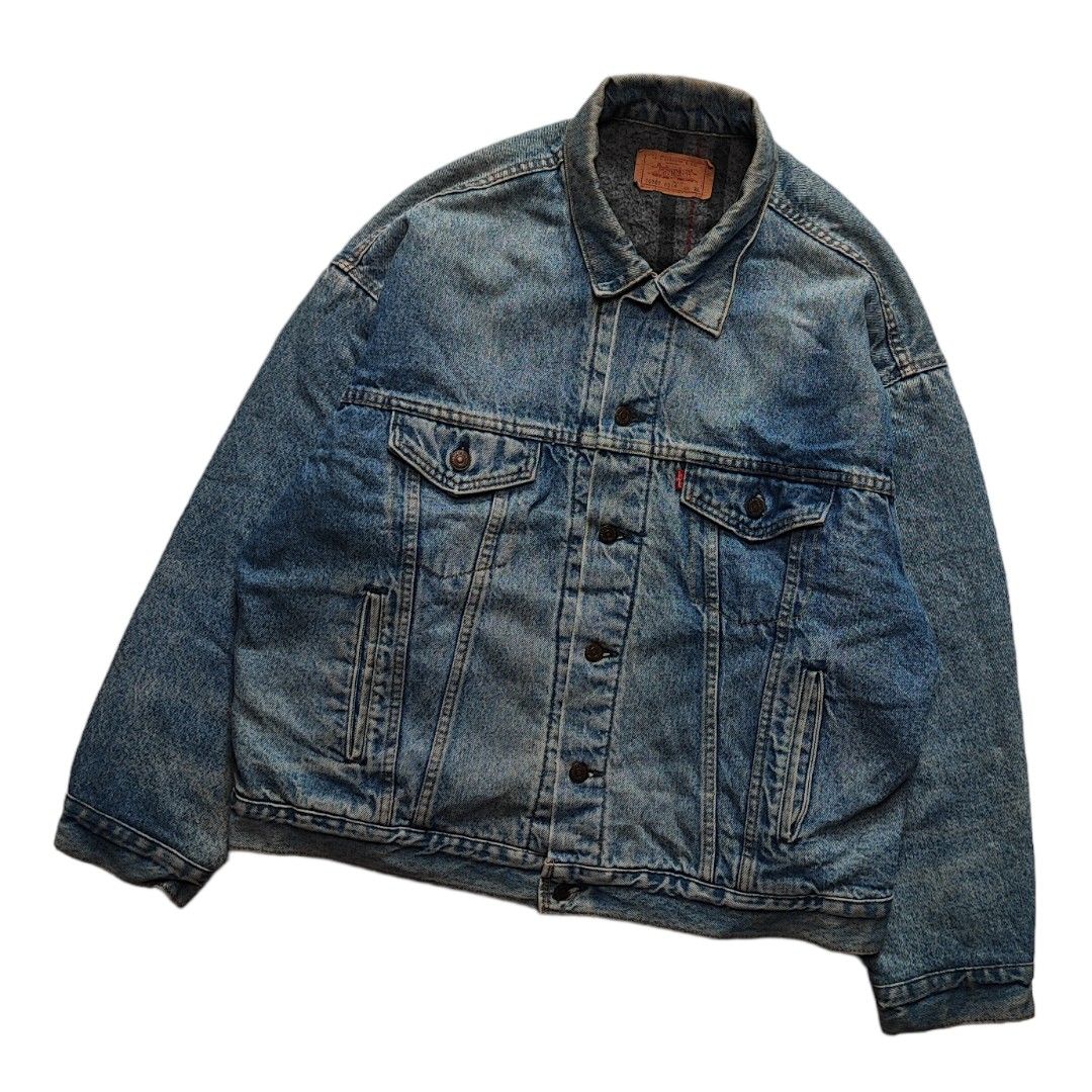 Levi's blanket shop lined trucker jacket
