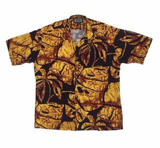 VINTAGE LOCAL MOTION HAWAII ALOHA RAYON HAWAIIAN SHIRT KEMEJA