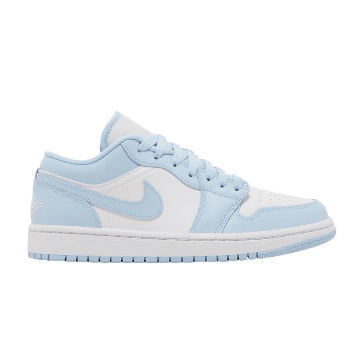 Wmns Air Jordan 1 Low Ice Blue Luxury Sneakers Footwear on