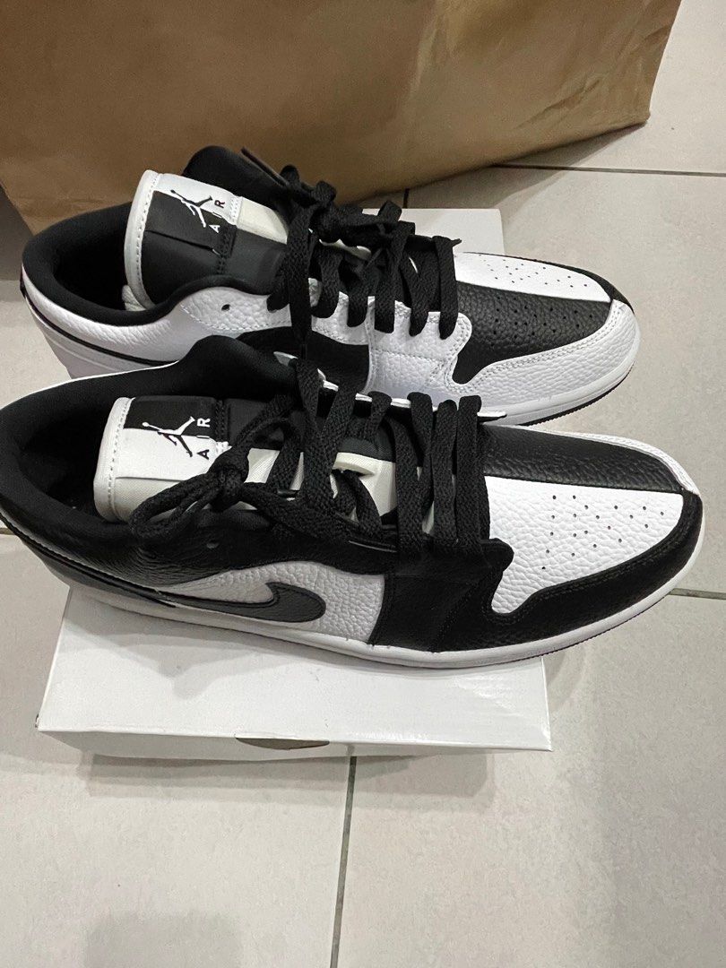 Wmns Air Jordan 1 Low SE us12 29cm Nike 陰陽 熊貓 拼接 #23旋轉生日慶